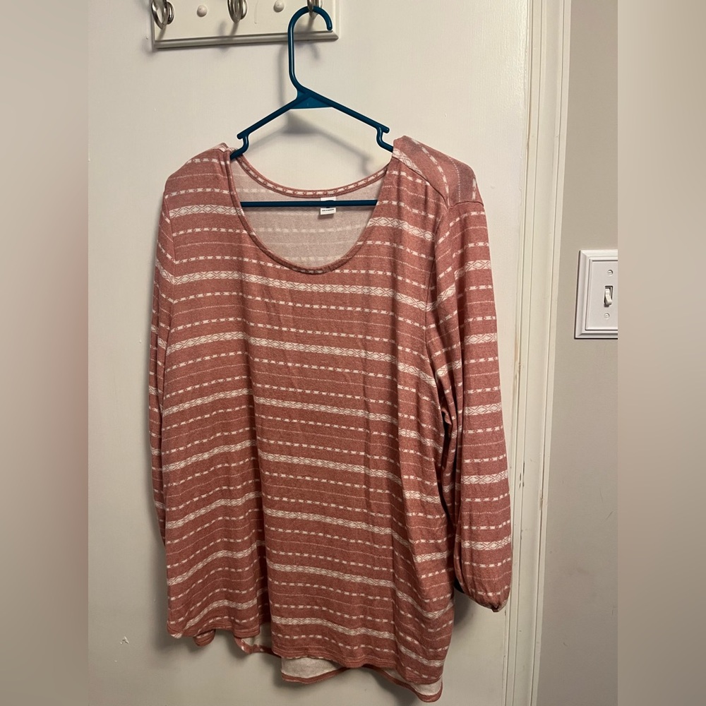 Pink Aztec long sleeve shirt from Old Navy
